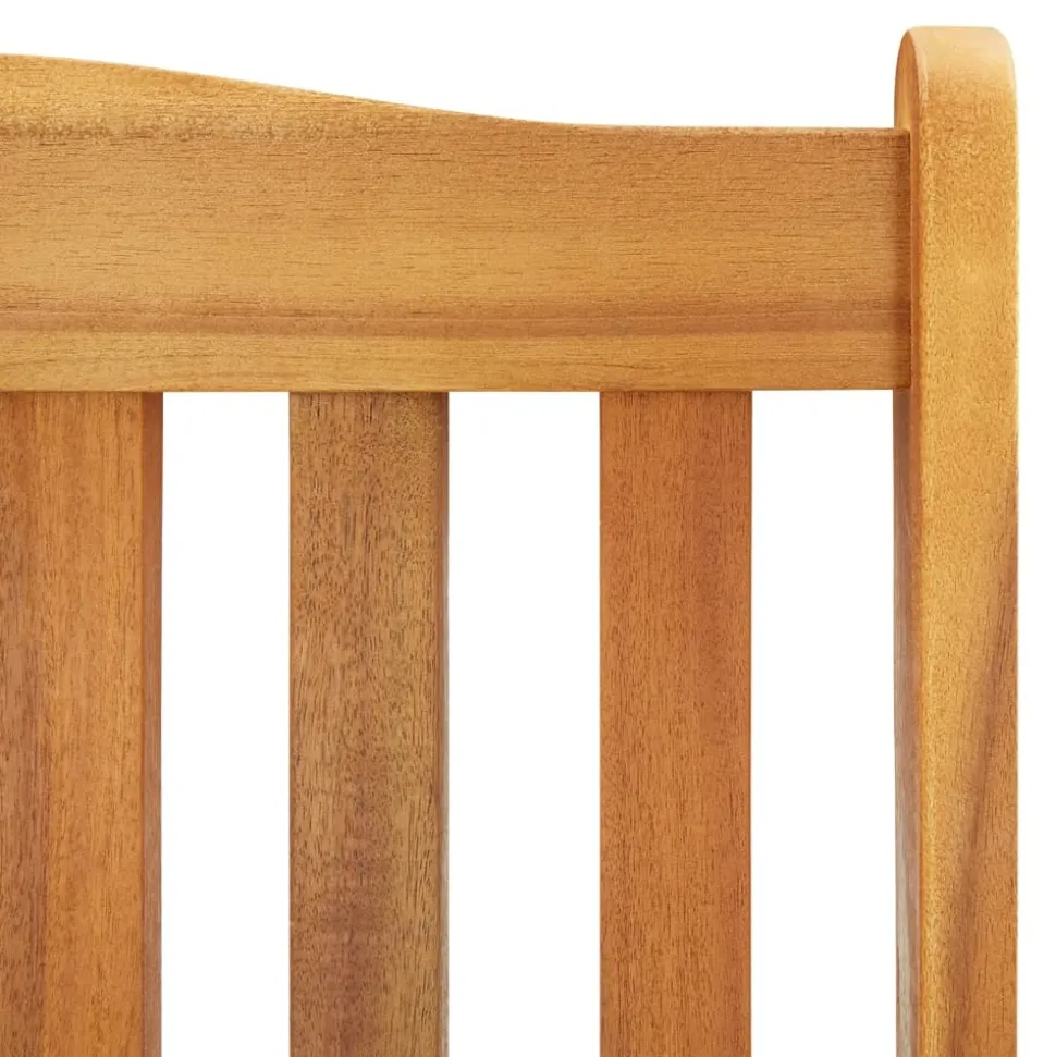 MAISON EXCLUSIVE - Chaise à bascule avec coussins bois d'acacia massif