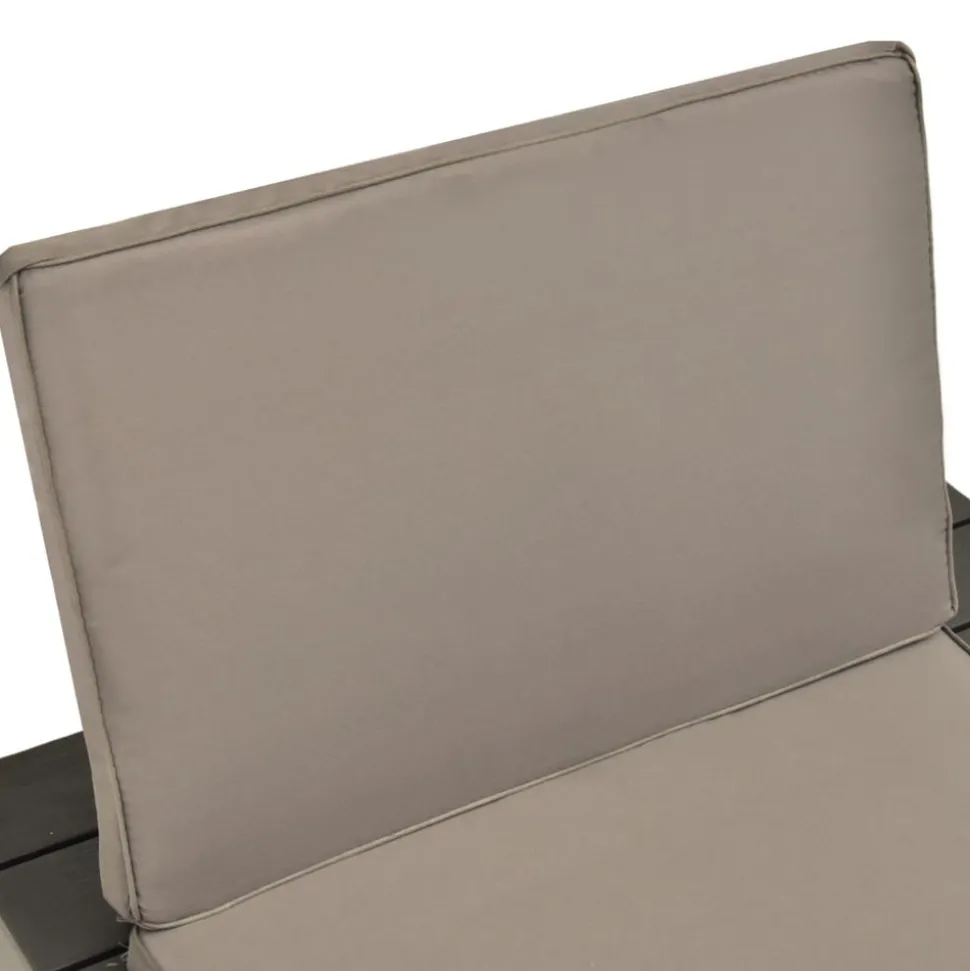 MAISON EXCLUSIVE - Chaise de salon de jardin avec coussin plastique anthracite