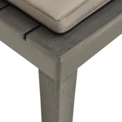 MAISON EXCLUSIVE - Chaise de salon de jardin avec coussin plastique anthracite