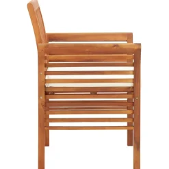 MAISON EXCLUSIVE - Chaise de jardin avec coussin bois d'acacia massif