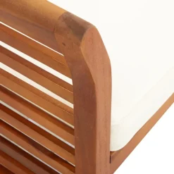 MAISON EXCLUSIVE - Chaise de jardin avec coussin bois d'acacia massif