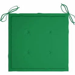 MAISON EXCLUSIVE - Chaises de jardin empilables avec coussins lot de 4 teck solide