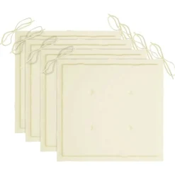 MAISON EXCLUSIVE - Chaises pliables de jardin avec coussins lot de 4 teck solide