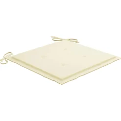 MAISON EXCLUSIVE - Chaises pliables de jardin avec coussins lot de 4 teck solide