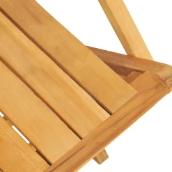 MAISON EXCLUSIVE - Chaises de jardin pliantes lot de 8 55x61x90cm bois massif teck