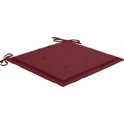 MAISON EXCLUSIVE - Chaises de jardin empilables avec coussins lot de 4 teck solide