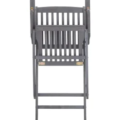 MAISON EXCLUSIVE - Chaises pliables d'extérieur lot de 6 et coussins bois d'acacia