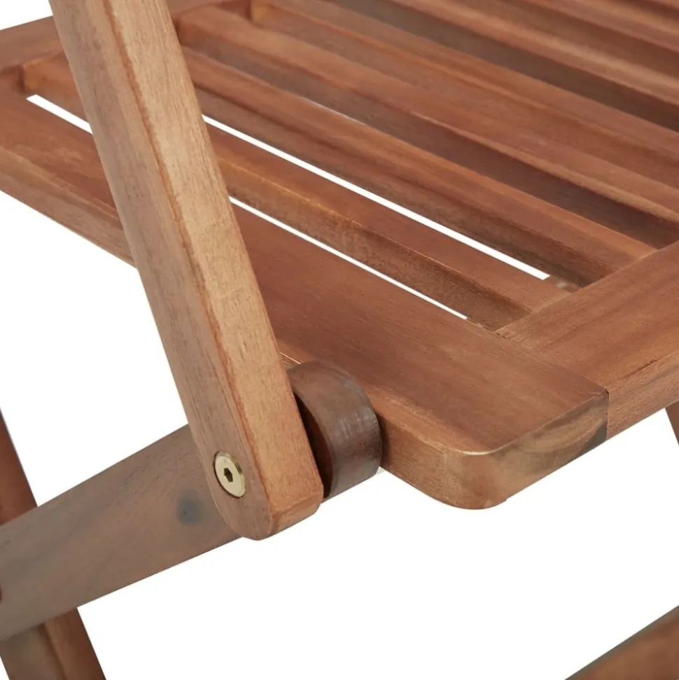 MAISON EXCLUSIVE - Chaises pliables d'extérieur et coussins lot de 8 bois d'acacia