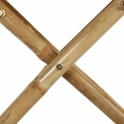 MAISON EXCLUSIVE - Chaises pliables de directeur lot de 2 vert bambou et tissu