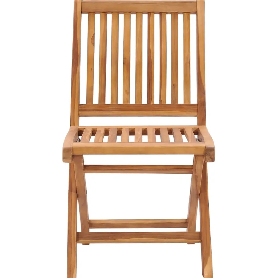 MAISON EXCLUSIVE - Chaises de jardin pliables lot de 2 bois de teck massif