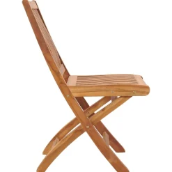 MAISON EXCLUSIVE - Chaises de jardin pliables lot de 2 bois de teck massif