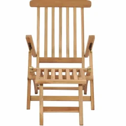 MAISON EXCLUSIVE - Chaises longues de jardin et repose-pied et table bois de teck