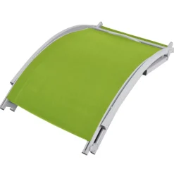 MAISON EXCLUSIVE - Chaises longues pliables 2 pcs vert textilène