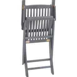 MAISON EXCLUSIVE - Chaises pliables d'extérieur lot de 2 et coussins bois d'acacia