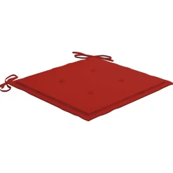 MAISON EXCLUSIVE - Chaises pliables de jardin avec coussins lot de 4 teck solide