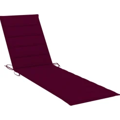 MAISON EXCLUSIVE - Chaises longues lot de 2 avec table et coussin bois teck solide