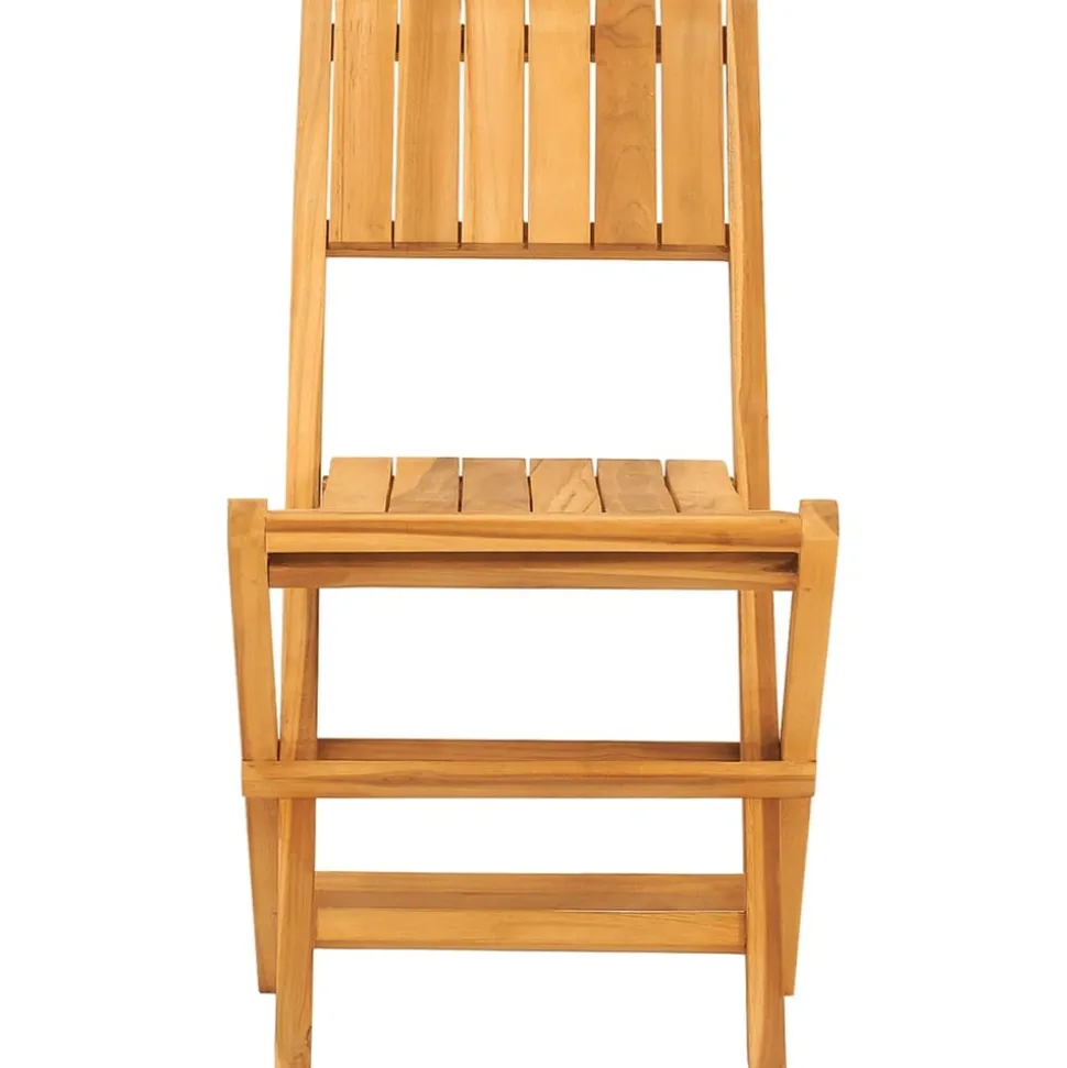 MAISON EXCLUSIVE - Chaises de jardin pliantes lot de 2 47x61x90cm bois massif teck