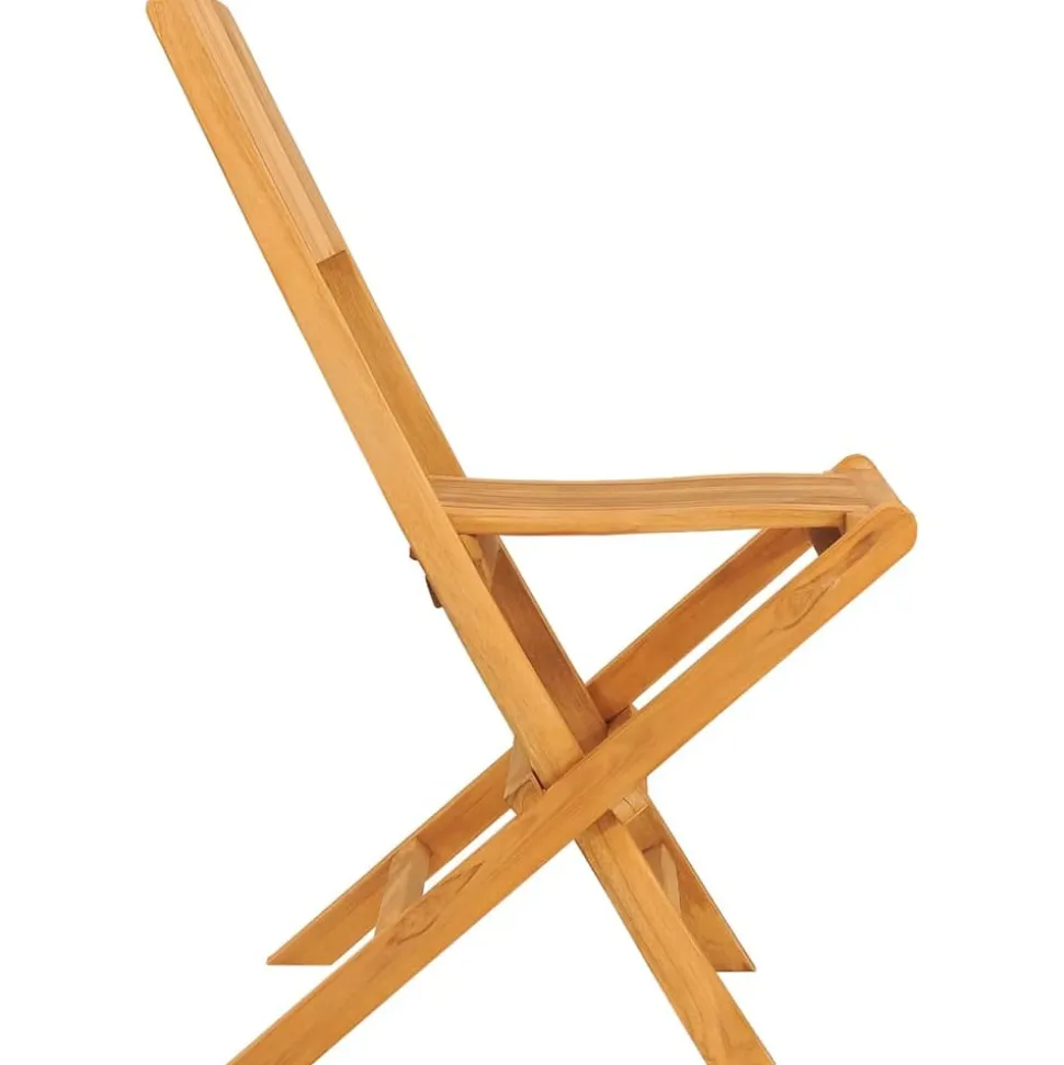 MAISON EXCLUSIVE - Chaises de jardin pliantes lot de 2 47x61x90cm bois massif teck