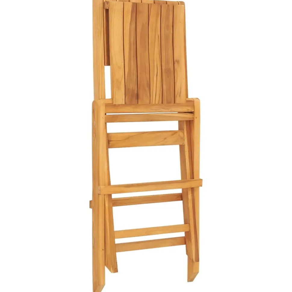 MAISON EXCLUSIVE - Chaises de jardin pliantes lot de 2 47x61x90cm bois massif teck