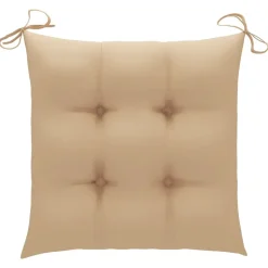 MAISON EXCLUSIVE - Chaises de jardin empilables avec coussins lot de 6 teck solide