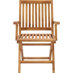 MAISON EXCLUSIVE - Chaises pliables de jardin lot de 6 bois de teck solide