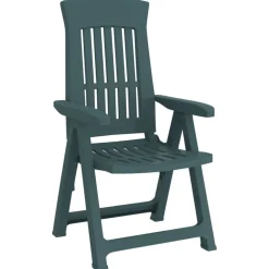 MAISON EXCLUSIVE - Chaises inclinables de jardin lot de 2 vert pp