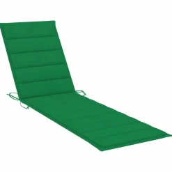 MAISON EXCLUSIVE - Chaises longues lot de 2 avec table et coussin bois teck solide