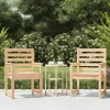 MAISON EXCLUSIVE - Chaises de jardin lot de 2 60x48x91 cm bois massif de pin