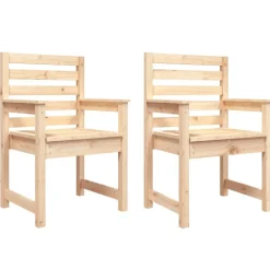MAISON EXCLUSIVE - Chaises de jardin lot de 2 60x48x91 cm bois massif de pin