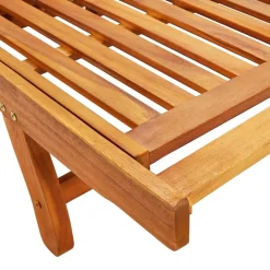 MAISON EXCLUSIVE - Chaises longues lot de 2 avec coussins bois d'acacia solide