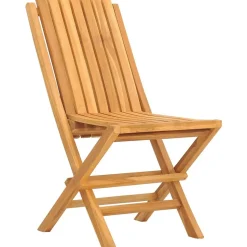 MAISON EXCLUSIVE - Chaises de jardin pliantes lot de 8 47x47x89cm bois massif teck