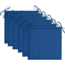 MAISON EXCLUSIVE - Chaises pliables de jardin avec coussins lot de 6 bois de teck