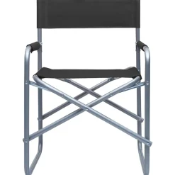 MAISON EXCLUSIVE - Chaises de metteur en scène lot de 2 acier noir