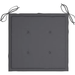 MAISON EXCLUSIVE - Chaises pliables de jardin avec coussins lot de 4 teck solide