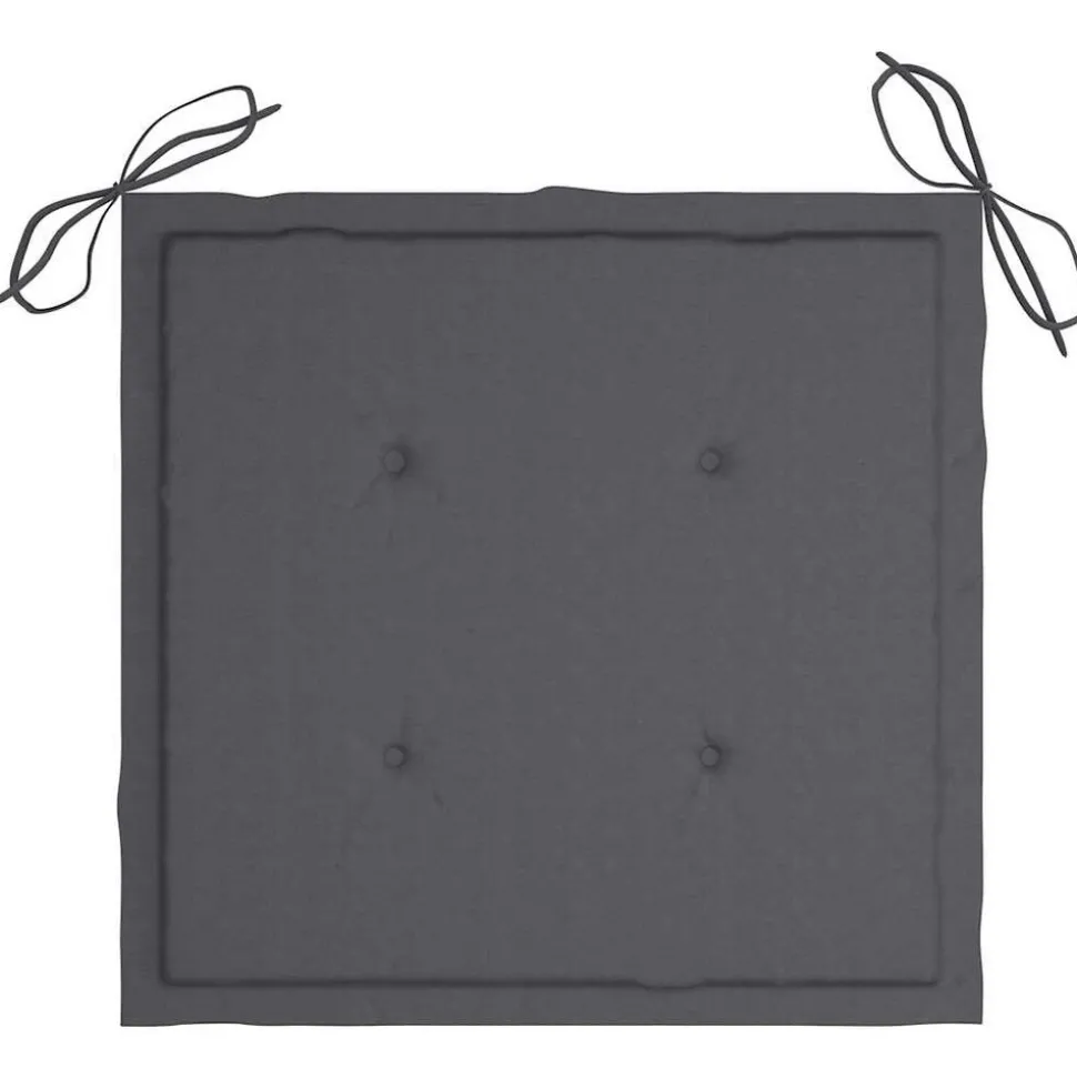 MAISON EXCLUSIVE - Chaises pliables de jardin avec coussins lot de 4 teck solide