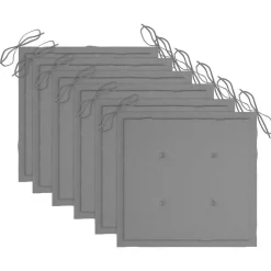 MAISON EXCLUSIVE - Chaises pliables de jardin avec coussins lot de 6 bois de teck