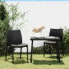 MAISON EXCLUSIVE - Chaises de jardin lot de 2 anthracite 50x46x80 cm polypropylène