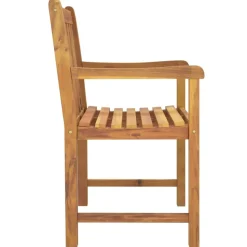 MAISON EXCLUSIVE - Chaises de jardin lot de 8 56x55,5x90 bois massif d'acacia