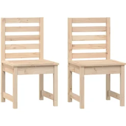 MAISON EXCLUSIVE - Chaises de jardin lot de 2 50x48x91,5 cm bois massif de pin