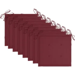 MAISON EXCLUSIVE - Chaises pliables de jardin avec coussins lot de 8 teck solide