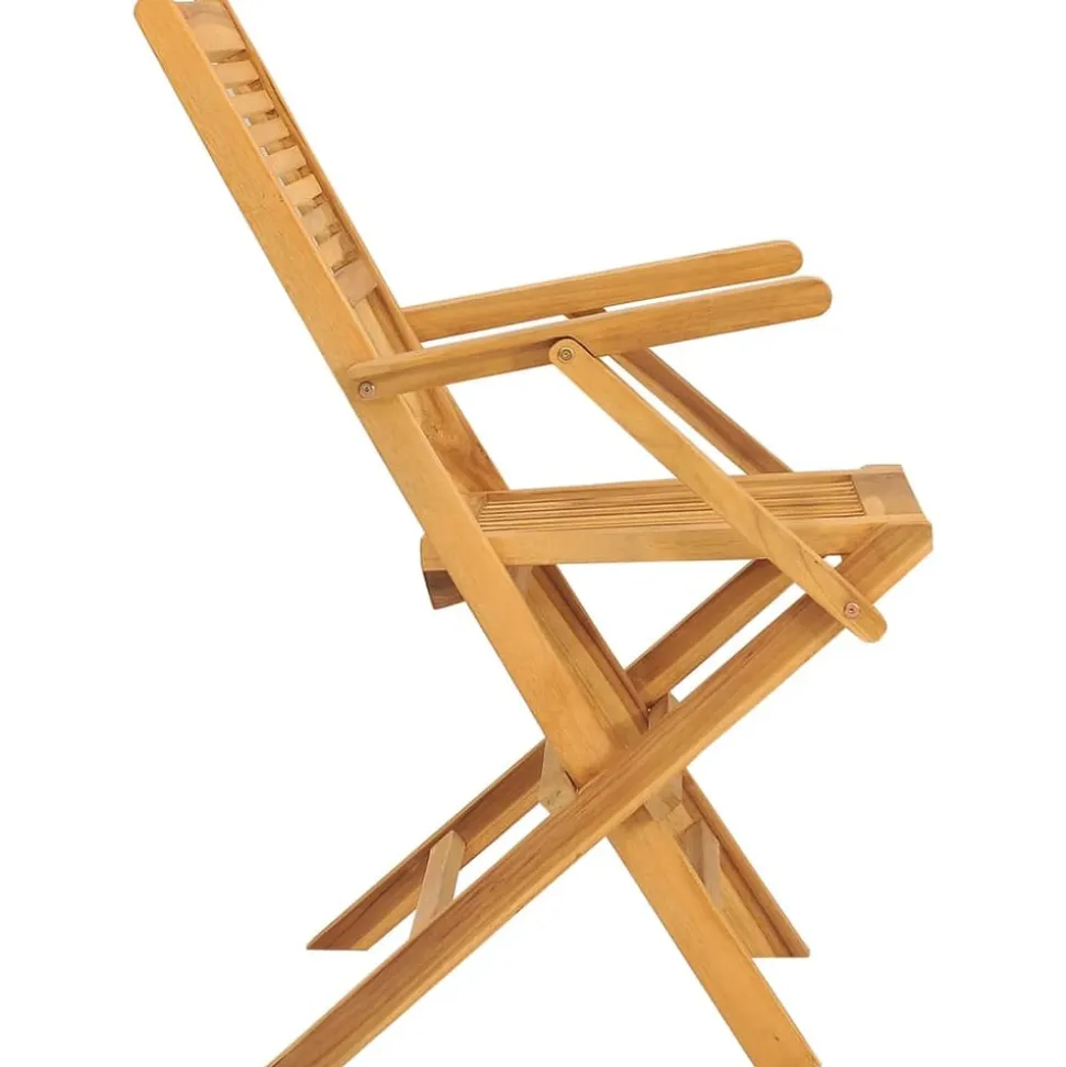 MAISON EXCLUSIVE - Chaises de jardin pliantes lot de 2 55x62x90cm bois massif teck