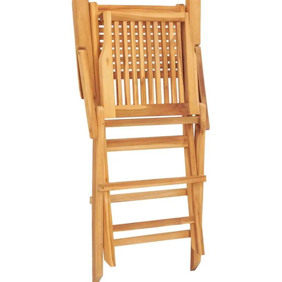 MAISON EXCLUSIVE - Chaises de jardin pliantes lot de 2 55x62x90cm bois massif teck