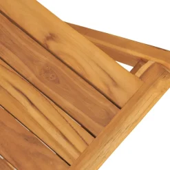 MAISON EXCLUSIVE - Chaises de jardin pliantes lot de 4 47x61x90cm bois massif teck