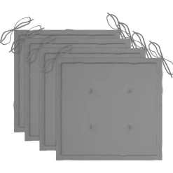 MAISON EXCLUSIVE - Chaises pliables d'extérieur lot de 4 et coussins bois d'acacia