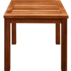 MAISON EXCLUSIVE - Chaises longues lot de 2 et table bois d'acacia et textilène