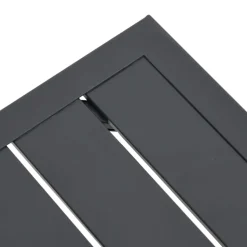 MAISON EXCLUSIVE - Chaises longues lot de 2 avec table et coussins gris poly rotin