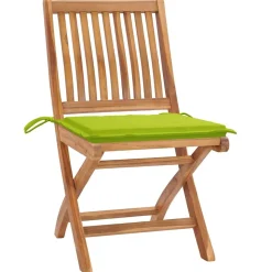 MAISON EXCLUSIVE - Chaises pliables de jardin avec coussins lot de 6 bois de teck