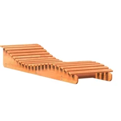 MAISON EXCLUSIVE - Chaises longues lot de 2 cire marron bois massif de pin