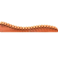 MAISON EXCLUSIVE - Chaises longues lot de 2 cire marron bois massif de pin