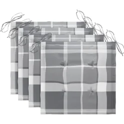 MAISON EXCLUSIVE - Chaises pliables de jardin avec coussins lot de 4 teck solide